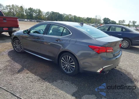 2018 Acura Tlx Advance Pkg z USA, uszkodzony, nr VIN 19UUB2F75JA009091